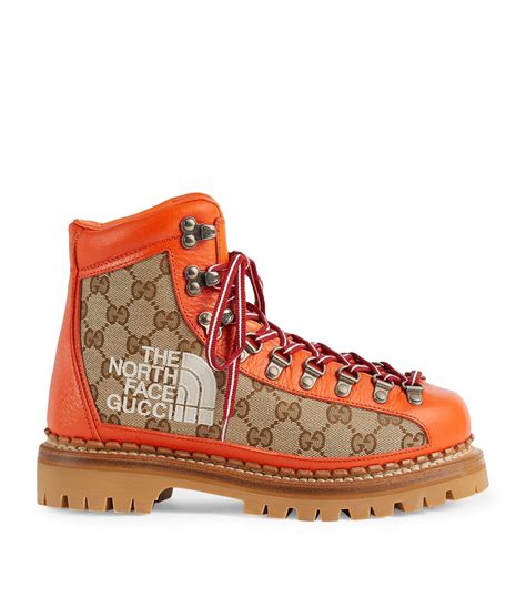 gucci orange combat boots|thigh high gucci boots.